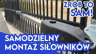 Jak zamontować napęd do bramy dwuskrzydłowej To proste [upl. by Stormi]