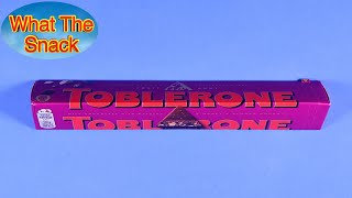 Toblerone Milk Chocolate With Raisins Honey amp Almond Nougat [upl. by Suirauqram]