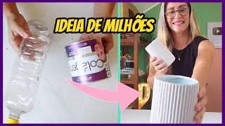 PORTA PINCÉIS DE RECICLADOS  Melhor que comprar é fazer [upl. by Milli]