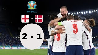 Highlights England 2  1 Denmark  Euro 2020  070721 [upl. by Ahsinuq]