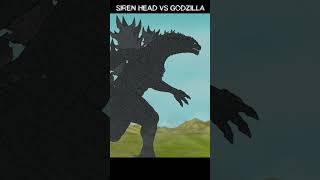 Siren Head vs Godzilla shorts short godzilla sirenhead [upl. by Stew]