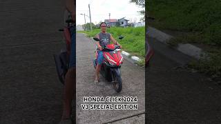 HONDA CLICK 125i V3 2024 SPECIAL EDITION 🏍️ honda scooter hondamotorcycles hondaclick125i [upl. by Weikert]