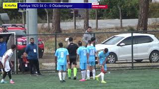 Fethiye 1923 SK 0  4 Ölüdenizspor I Muğla 1 Amatör Küme B Grubu 6Hafta [upl. by Berard]