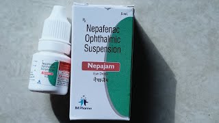 Nepafenac Ophthalmic Suspension Eye DropsNepajam eye drops [upl. by Aerdnuahs]