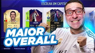 FUT DRAFT DAS CARTAS COM MAIS OVERALL [upl. by Kulda]