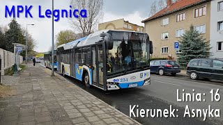 🇵🇱PL TIMELAPSE MPK Legnica  Linia 🚍16 [upl. by Aletsirc]