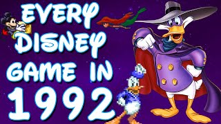 Every Disney Game In 1992  History of Disney Games Part 2 [upl. by Arabella]