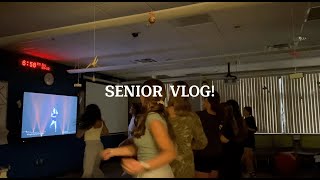 SPCHS SENIOR VLOG game and move night  fall decorating [upl. by Yeniffit]