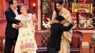 Rekha on Comedy Nights with Kapil 11th October 2014 Full Episode  Kapil Sharma [upl. by Enahsed353]