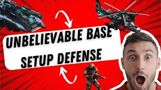 War Commander new Base Setup unbelievable defense you must see pvp teste multi attack no 1 star [upl. by Ahsienod]