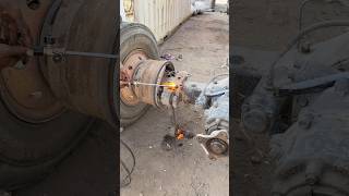 Truck rear wheel lock replacementyoutubeshorts foryou [upl. by Adnirod596]