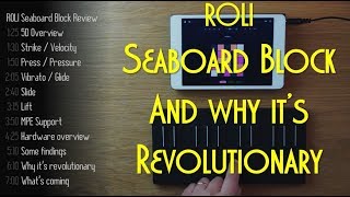 ROLI Seaboard Block Review  and why its revolutionary [upl. by Elyag]