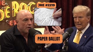 JRE 2219 Paper Ballot Uncensored [upl. by Eelyam]