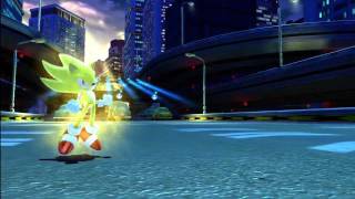 Sonic Generations Speed Highway Modern  Super Sonic 1080 HD [upl. by Egdamlat]