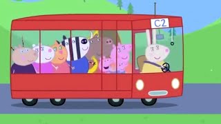 Peppa Pig Official Channel  Peppa Pig Wheels on the Bus Song for Kids [upl. by Annovad60]