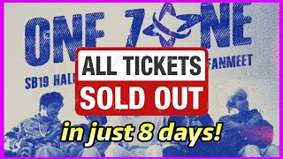 Confirmed ALL TICKETS SOLD OUT for One Zone SB19 Half a Decade Celebration Fanmeet [upl. by Notffilc524]