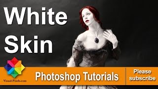 Photoshop Tutorial How to create white Skin [upl. by Elgna]