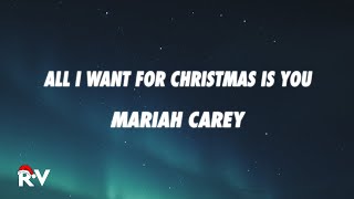 Mariah Carey  All I Want For Christmas Is You Lyrics [upl. by Mara]