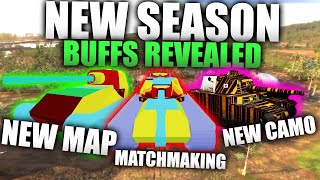 BIG BUFFS  NEW Map World of Tanks Console NEWS [upl. by Treb]