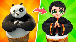 Kung Fu Panda Personificado  10 LOL Surprise DIYs [upl. by Salba]