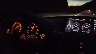 BMW 330D F31 0200 kmh acceleration and Top Speed run [upl. by Wanda]