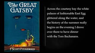 The Great Gatsby  By F Scott Fitzgerald audiobook full length [upl. by Stewardson]