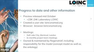 2023 LOINC Conference Discussion of the LOINC Ontology with SNOMED International [upl. by Arbmik]