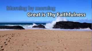 Great is thy Faithfulness Hymn  Israel Houghton with Lyrics [upl. by Ariat]