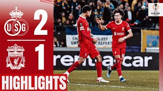 Quansah scores first senior goal  Highlights  Union SG 21 Liverpool [upl. by Norud]