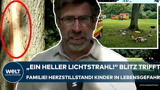 DELMENHORST quotEin heller Lichtstrahlquot Blitz trifft Familie Katastrophe Kinder in Lebensgefahr [upl. by Ahseenal839]