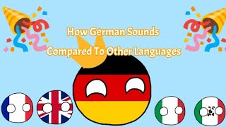 How German Sounds Compared To Other Languages  GC  original copycatchannel  CH skit [upl. by Bogusz289]