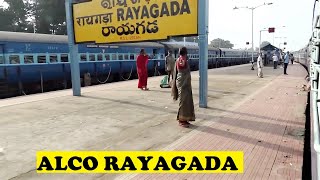 Rayagada Arrival  Chennai Asansol  Twin WDM2 ALCO Dhanbad Alappuzha Bokaro [upl. by Ahsed919]