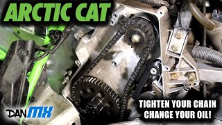 ARCTIC CAT CHAIN CASE OIL CHANGE  Dont wait to do it [upl. by Atikihc]