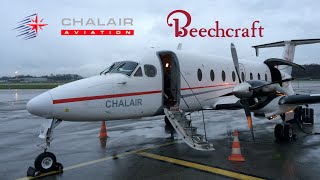 Chalair CE93 Antwerp ✈ Geneva Beechcraft 1900D [upl. by Nnayrb]