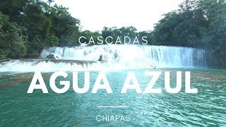 Como ir a las cascadas de AGUA AZUL  CHIAPAS [upl. by Aribold]