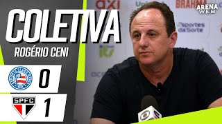 COLETIVA ROGÉRIO CENI  AO VIVO  Bahia x São Paulo  Brasileirão 2023 [upl. by Annaeg607]