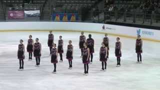 2015  Canadian Synchronized Skating Championships  Solstice  Intermediate [upl. by Nilrem]