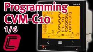 Programming CVMC10 Basic analyzer programming [upl. by Boutis552]