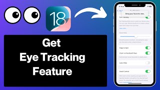 Eye Tracking Feature iOS 18 iPhone xr amp iPhone 11  iPhone Eye Tracking Feature Not Showing iOS 18 [upl. by Muffin]