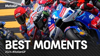 Best MotoGP™ Moments 🔥  2024 ItalianGP [upl. by Dnilazor]