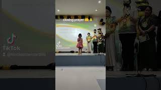 Closing prayer 🤲 Commencement Exercise amp Recognition Day 051124 Grade 1  Newton [upl. by Ainatnas]