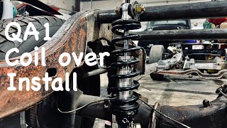 Installing QA1 coil overs on 72 torino [upl. by Yttam]