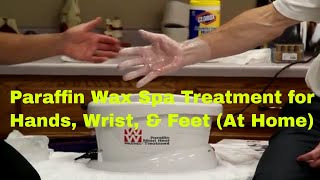 Paraffin Wax Spa Treatment for Hands Wrist Feet At Home [upl. by Ateloj]