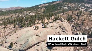 Hackett Gulch  Woodland Park Colorado  Hard Trail [upl. by Akamaozu]