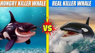 Killer Whale Hungry Shark vs Real Life Killer Whale SPORE [upl. by Jillana]