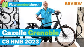 Gazelle Grenoble C8 HMB 2023  Fietsvoordeelshopnl Product Review [upl. by Remoh826]