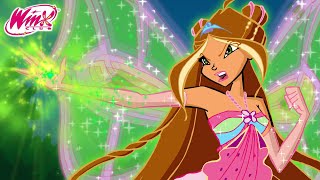 Winx Club  Floras power all her flower SPELLS 🌸 [upl. by Anonyw]