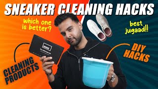 How to Clean White Shoes Properly At Home  Hacks to Clean White Sneakers At Home [upl. by Otreblig410]