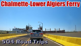 Road Trip 852  Chalmette to Lower Algiers Louisiana via Ferry [upl. by Settle]