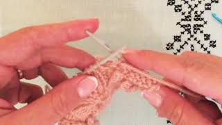 c2b and c2f Knit Stitch for beginners [upl. by Ykcor600]